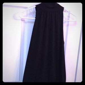 NY & Co high neck halter tie back stretch S